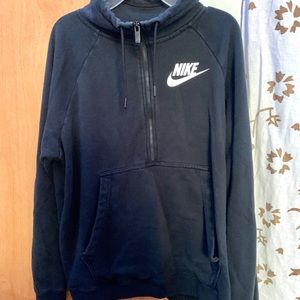 Black Nike half zip up